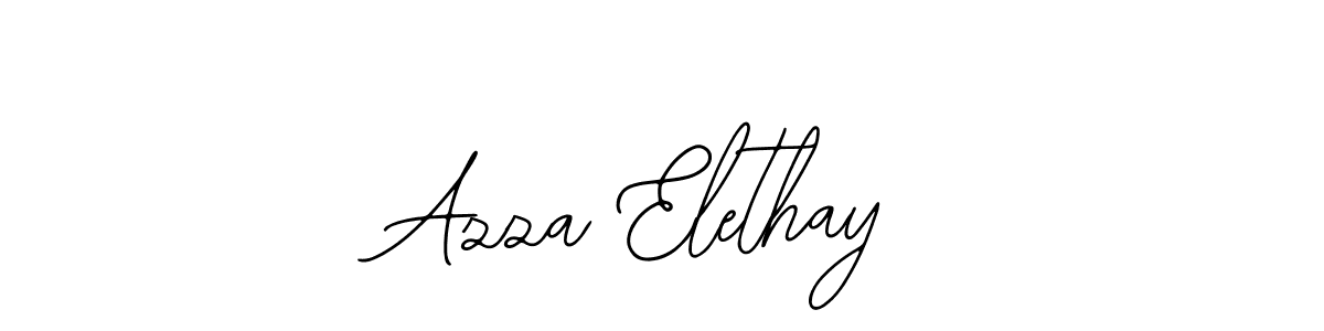 Design your own signature with our free online signature maker. With this signature software, you can create a handwritten (Bearetta-2O07w) signature for name Azza Elethay. Azza Elethay signature style 12 images and pictures png