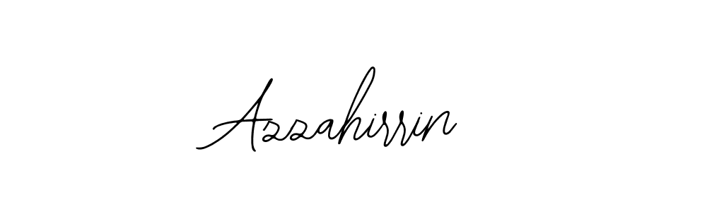 Use a signature maker to create a handwritten signature online. With this signature software, you can design (Bearetta-2O07w) your own signature for name Azzahirrin. Azzahirrin signature style 12 images and pictures png