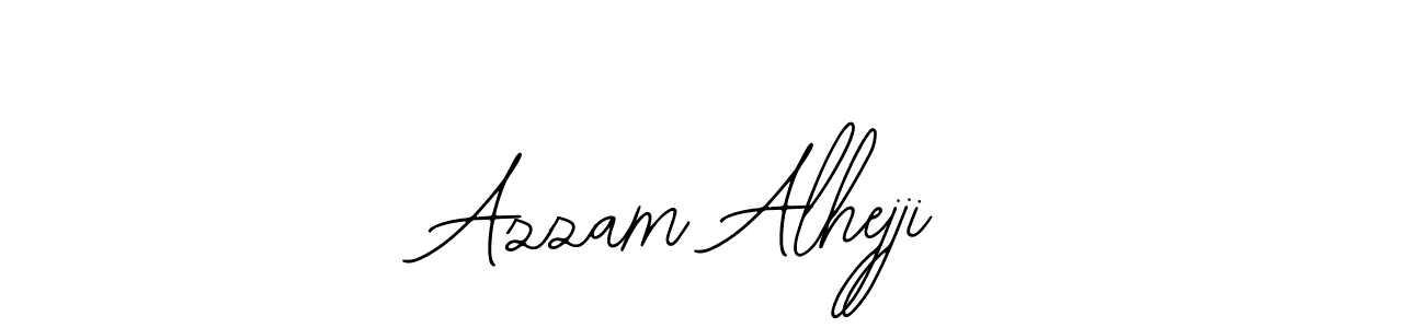 The best way (Bearetta-2O07w) to make a short signature is to pick only two or three words in your name. The name Azzam Alhejji include a total of six letters. For converting this name. Azzam Alhejji signature style 12 images and pictures png