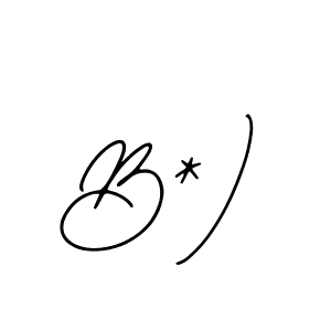 How to Draw B*) signature style? Bearetta-2O07w is a latest design signature styles for name B*). B*) signature style 12 images and pictures png
