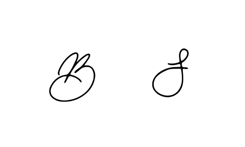 Create a beautiful signature design for name B   S. With this signature (Bearetta-2O07w) fonts, you can make a handwritten signature for free. B   S signature style 12 images and pictures png