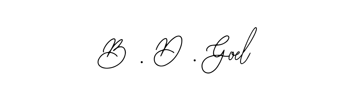 Use a signature maker to create a handwritten signature online. With this signature software, you can design (Bearetta-2O07w) your own signature for name B . D . Goel. B . D . Goel signature style 12 images and pictures png