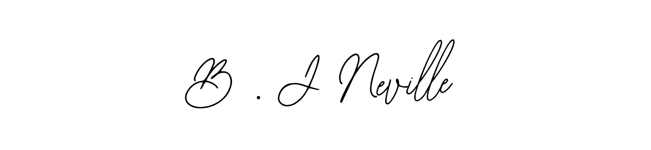 Make a beautiful signature design for name B . J Neville. With this signature (Bearetta-2O07w) style, you can create a handwritten signature for free. B . J Neville signature style 12 images and pictures png