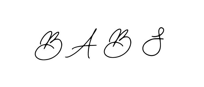 Make a beautiful signature design for name B A B S. With this signature (Bearetta-2O07w) style, you can create a handwritten signature for free. B A B S signature style 12 images and pictures png