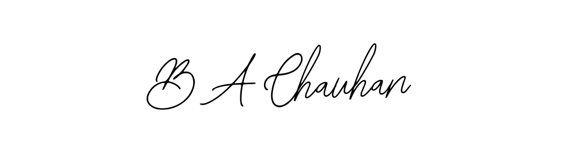if you are searching for the best signature style for your name B A Chauhan. so please give up your signature search. here we have designed multiple signature styles  using Bearetta-2O07w. B A Chauhan signature style 12 images and pictures png