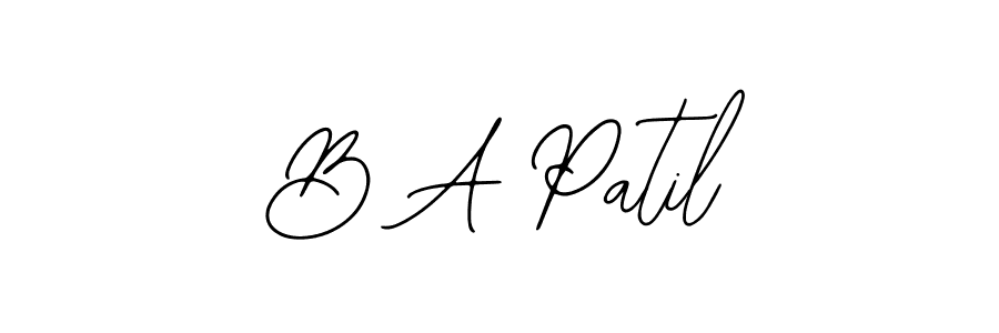 Best and Professional Signature Style for B A Patil. Bearetta-2O07w Best Signature Style Collection. B A Patil signature style 12 images and pictures png