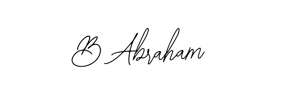 This is the best signature style for the B Abraham name. Also you like these signature font (Bearetta-2O07w). Mix name signature. B Abraham signature style 12 images and pictures png