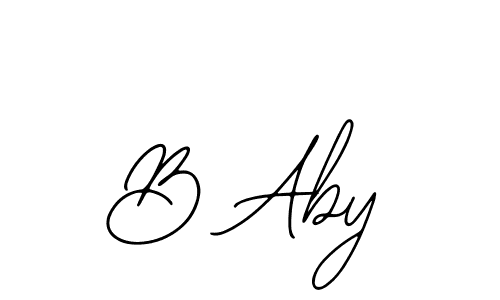 Here are the top 10 professional signature styles for the name B Aby. These are the best autograph styles you can use for your name. B Aby signature style 12 images and pictures png