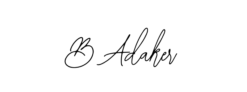 Check out images of Autograph of B Adaker name. Actor B Adaker Signature Style. Bearetta-2O07w is a professional sign style online. B Adaker signature style 12 images and pictures png