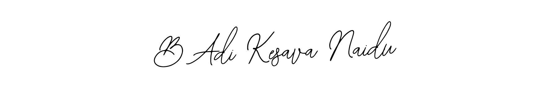 How to make B Adi Kesava Naidu name signature. Use Bearetta-2O07w style for creating short signs online. This is the latest handwritten sign. B Adi Kesava Naidu signature style 12 images and pictures png