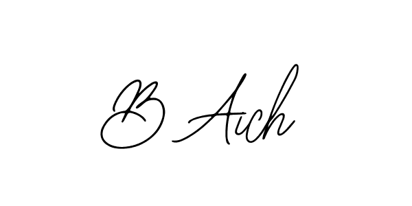 Make a beautiful signature design for name B Aich. With this signature (Bearetta-2O07w) style, you can create a handwritten signature for free. B Aich signature style 12 images and pictures png