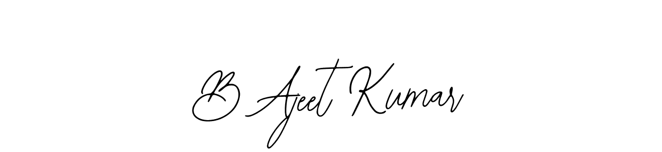 This is the best signature style for the B Ajeet Kumar name. Also you like these signature font (Bearetta-2O07w). Mix name signature. B Ajeet Kumar signature style 12 images and pictures png
