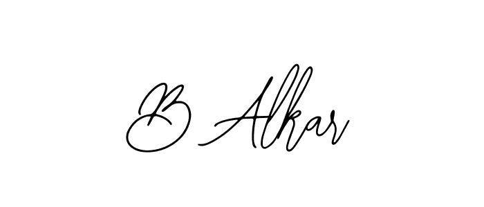 Make a beautiful signature design for name B Alkar. With this signature (Bearetta-2O07w) style, you can create a handwritten signature for free. B Alkar signature style 12 images and pictures png