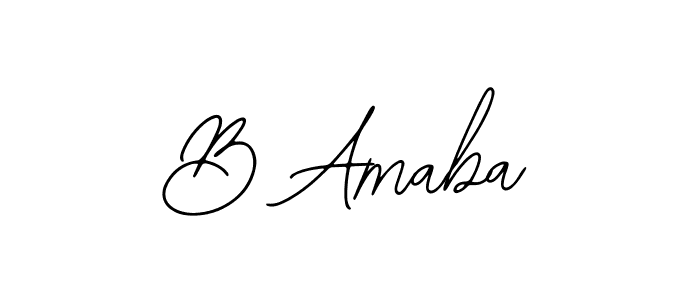Make a short B Amaba signature style. Manage your documents anywhere anytime using Bearetta-2O07w. Create and add eSignatures, submit forms, share and send files easily. B Amaba signature style 12 images and pictures png