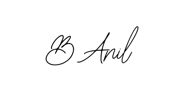 Best and Professional Signature Style for B Anil. Bearetta-2O07w Best Signature Style Collection. B Anil signature style 12 images and pictures png