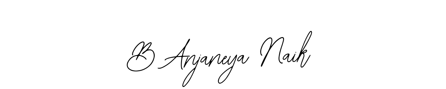 Use a signature maker to create a handwritten signature online. With this signature software, you can design (Bearetta-2O07w) your own signature for name B Anjaneya Naik. B Anjaneya Naik signature style 12 images and pictures png