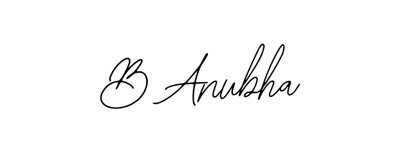 Also You can easily find your signature by using the search form. We will create B Anubha name handwritten signature images for you free of cost using Bearetta-2O07w sign style. B Anubha signature style 12 images and pictures png