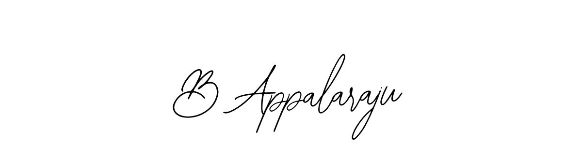 How to make B Appalaraju name signature. Use Bearetta-2O07w style for creating short signs online. This is the latest handwritten sign. B Appalaraju signature style 12 images and pictures png