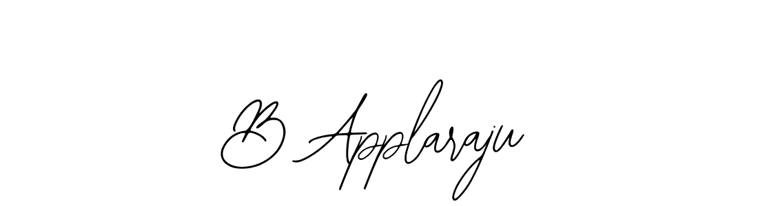 How to make B Applaraju signature? Bearetta-2O07w is a professional autograph style. Create handwritten signature for B Applaraju name. B Applaraju signature style 12 images and pictures png