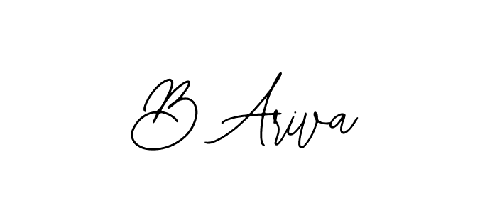 Make a short B Ariva signature style. Manage your documents anywhere anytime using Bearetta-2O07w. Create and add eSignatures, submit forms, share and send files easily. B Ariva signature style 12 images and pictures png