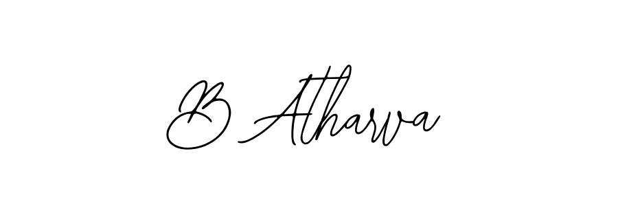 Make a beautiful signature design for name B Atharva. With this signature (Bearetta-2O07w) style, you can create a handwritten signature for free. B Atharva signature style 12 images and pictures png