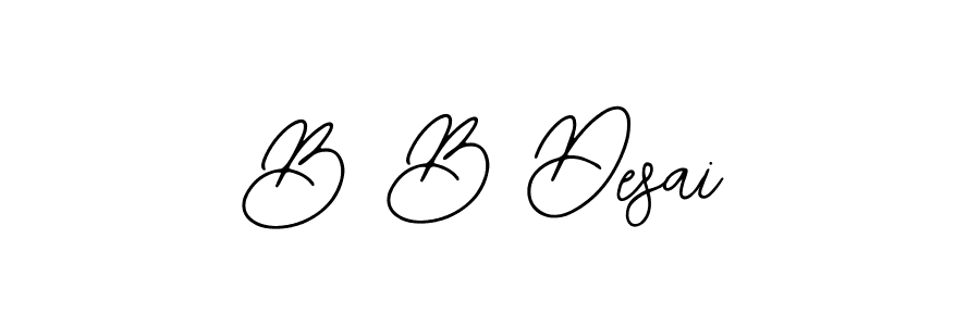 if you are searching for the best signature style for your name B B Desai. so please give up your signature search. here we have designed multiple signature styles  using Bearetta-2O07w. B B Desai signature style 12 images and pictures png