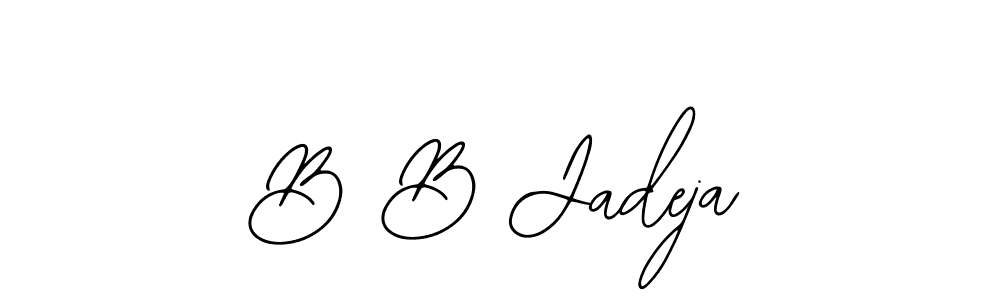 if you are searching for the best signature style for your name B B Jadeja. so please give up your signature search. here we have designed multiple signature styles  using Bearetta-2O07w. B B Jadeja signature style 12 images and pictures png
