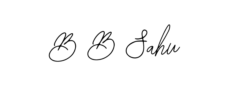 The best way (Bearetta-2O07w) to make a short signature is to pick only two or three words in your name. The name B B Sahu include a total of six letters. For converting this name. B B Sahu signature style 12 images and pictures png