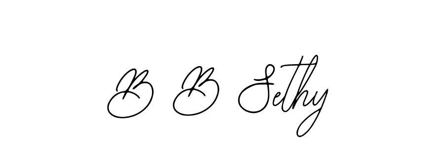 Also You can easily find your signature by using the search form. We will create B B Sethy name handwritten signature images for you free of cost using Bearetta-2O07w sign style. B B Sethy signature style 12 images and pictures png