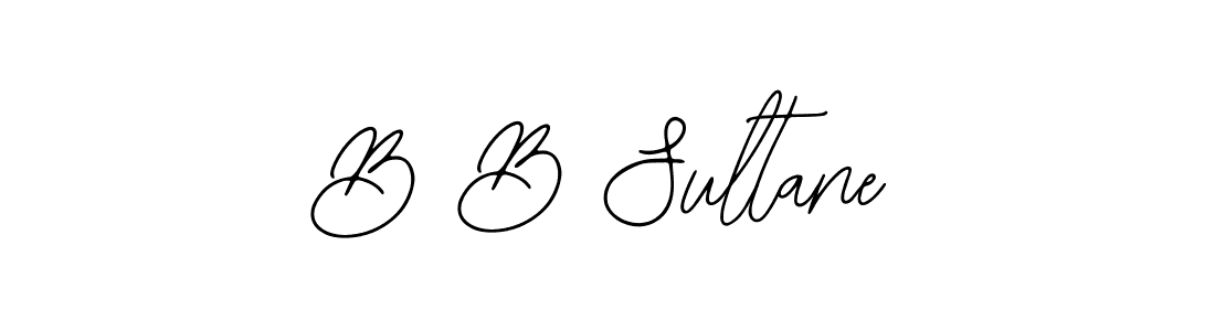 The best way (Bearetta-2O07w) to make a short signature is to pick only two or three words in your name. The name B B Sultane include a total of six letters. For converting this name. B B Sultane signature style 12 images and pictures png