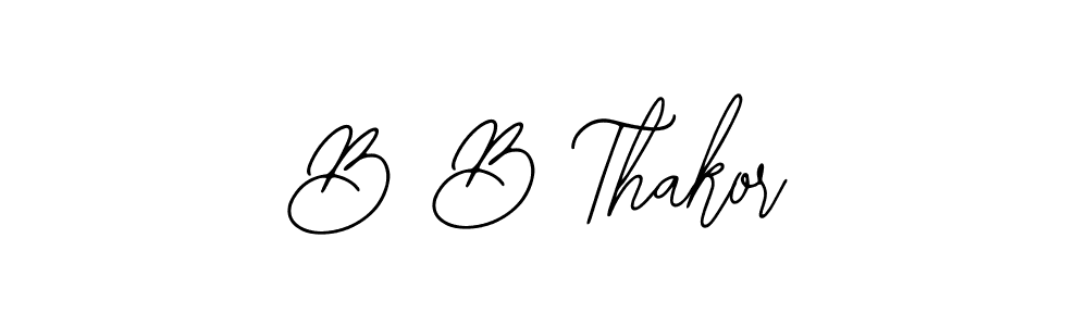 Bearetta-2O07w is a professional signature style that is perfect for those who want to add a touch of class to their signature. It is also a great choice for those who want to make their signature more unique. Get B B Thakor name to fancy signature for free. B B Thakor signature style 12 images and pictures png