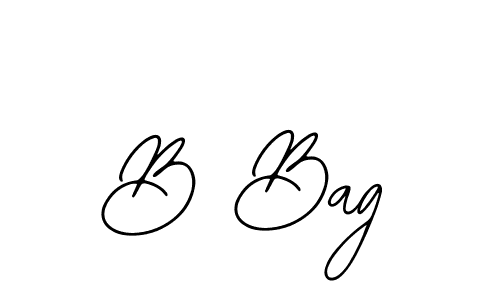 You should practise on your own different ways (Bearetta-2O07w) to write your name (B Bag) in signature. don't let someone else do it for you. B Bag signature style 12 images and pictures png