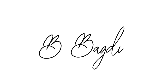 You can use this online signature creator to create a handwritten signature for the name B Bagdi. This is the best online autograph maker. B Bagdi signature style 12 images and pictures png