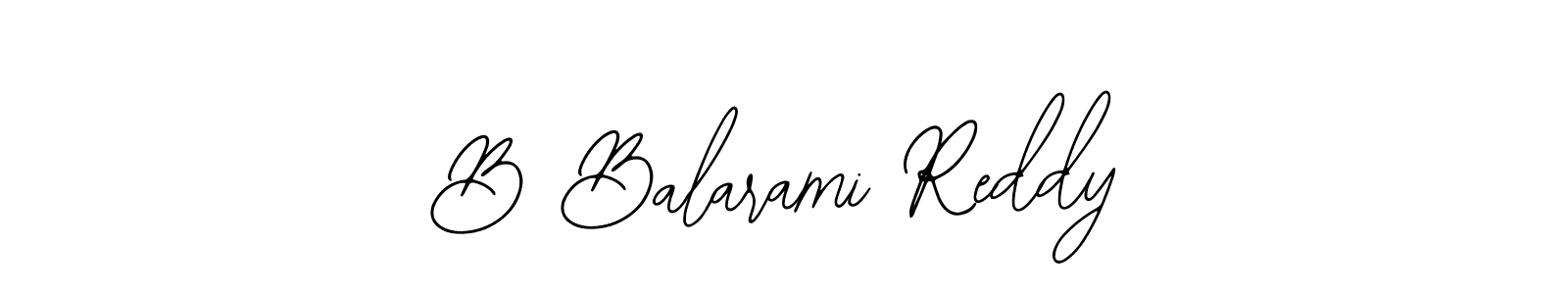 The best way (Bearetta-2O07w) to make a short signature is to pick only two or three words in your name. The name B Balarami Reddy include a total of six letters. For converting this name. B Balarami Reddy signature style 12 images and pictures png