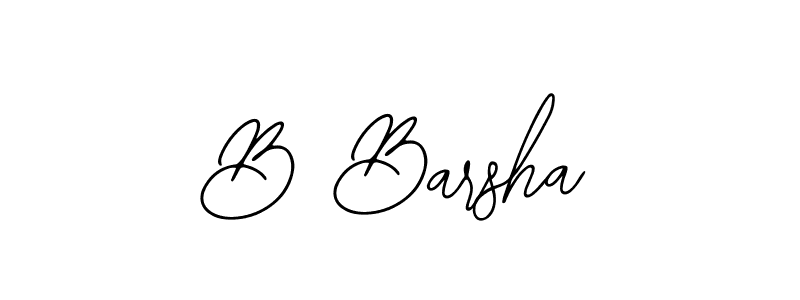 Also we have B Barsha name is the best signature style. Create professional handwritten signature collection using Bearetta-2O07w autograph style. B Barsha signature style 12 images and pictures png