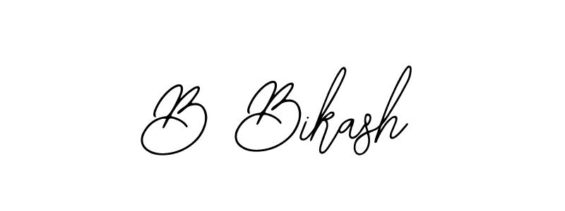 Design your own signature with our free online signature maker. With this signature software, you can create a handwritten (Bearetta-2O07w) signature for name B Bikash. B Bikash signature style 12 images and pictures png