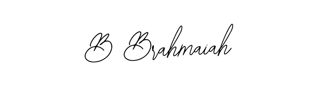 Use a signature maker to create a handwritten signature online. With this signature software, you can design (Bearetta-2O07w) your own signature for name B Brahmaiah. B Brahmaiah signature style 12 images and pictures png