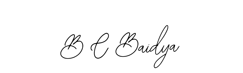 Use a signature maker to create a handwritten signature online. With this signature software, you can design (Bearetta-2O07w) your own signature for name B C Baidya. B C Baidya signature style 12 images and pictures png