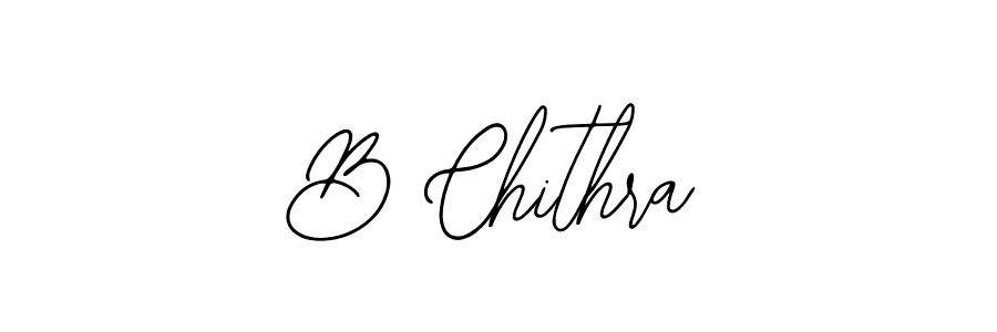 How to make B Chithra name signature. Use Bearetta-2O07w style for creating short signs online. This is the latest handwritten sign. B Chithra signature style 12 images and pictures png