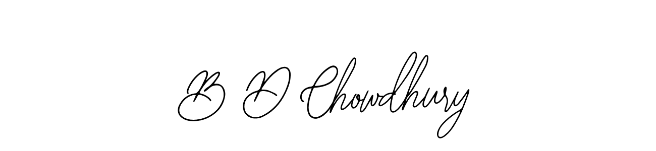 Make a beautiful signature design for name B D Chowdhury. With this signature (Bearetta-2O07w) style, you can create a handwritten signature for free. B D Chowdhury signature style 12 images and pictures png