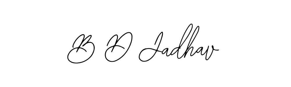 How to Draw B D Jadhav signature style? Bearetta-2O07w is a latest design signature styles for name B D Jadhav. B D Jadhav signature style 12 images and pictures png