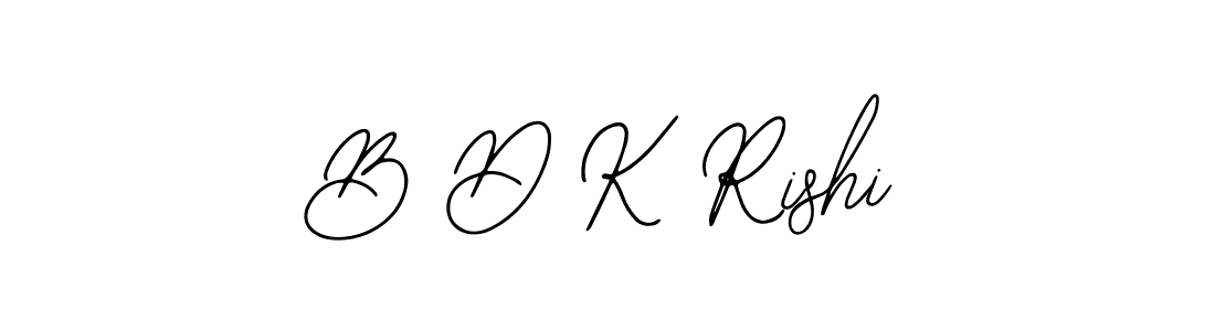 Create a beautiful signature design for name B D K Rishi. With this signature (Bearetta-2O07w) fonts, you can make a handwritten signature for free. B D K Rishi signature style 12 images and pictures png