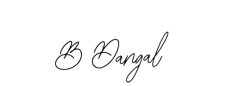 B Dangal stylish signature style. Best Handwritten Sign (Bearetta-2O07w) for my name. Handwritten Signature Collection Ideas for my name B Dangal. B Dangal signature style 12 images and pictures png
