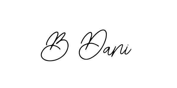 Use a signature maker to create a handwritten signature online. With this signature software, you can design (Bearetta-2O07w) your own signature for name B Dani. B Dani signature style 12 images and pictures png