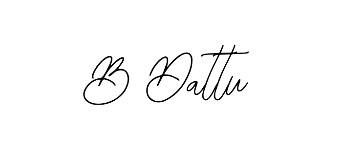 Make a beautiful signature design for name B Dattu. With this signature (Bearetta-2O07w) style, you can create a handwritten signature for free. B Dattu signature style 12 images and pictures png
