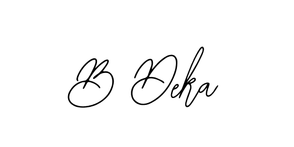 B Deka stylish signature style. Best Handwritten Sign (Bearetta-2O07w) for my name. Handwritten Signature Collection Ideas for my name B Deka. B Deka signature style 12 images and pictures png
