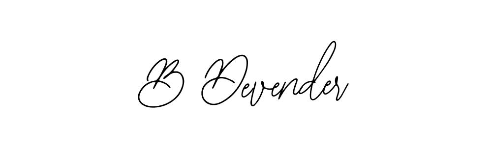 B Devender stylish signature style. Best Handwritten Sign (Bearetta-2O07w) for my name. Handwritten Signature Collection Ideas for my name B Devender. B Devender signature style 12 images and pictures png