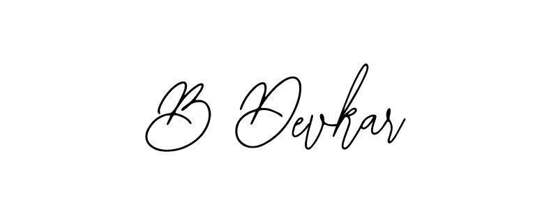 if you are searching for the best signature style for your name B Devkar. so please give up your signature search. here we have designed multiple signature styles  using Bearetta-2O07w. B Devkar signature style 12 images and pictures png