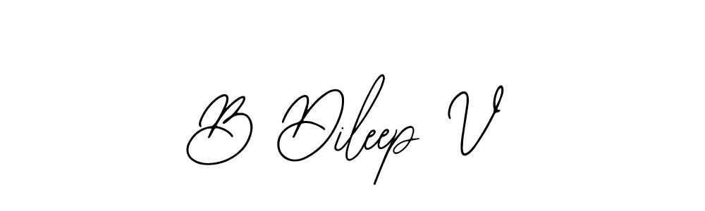 Best and Professional Signature Style for B Dileep V. Bearetta-2O07w Best Signature Style Collection. B Dileep V signature style 12 images and pictures png