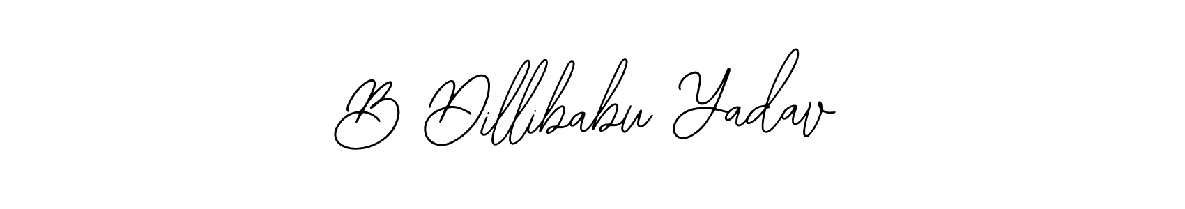 Design your own signature with our free online signature maker. With this signature software, you can create a handwritten (Bearetta-2O07w) signature for name B Dillibabu Yadav. B Dillibabu Yadav signature style 12 images and pictures png